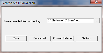 Convert Select Directory